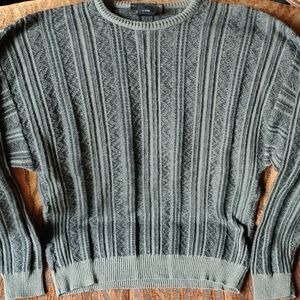 Mens Italian wool sweater shirt